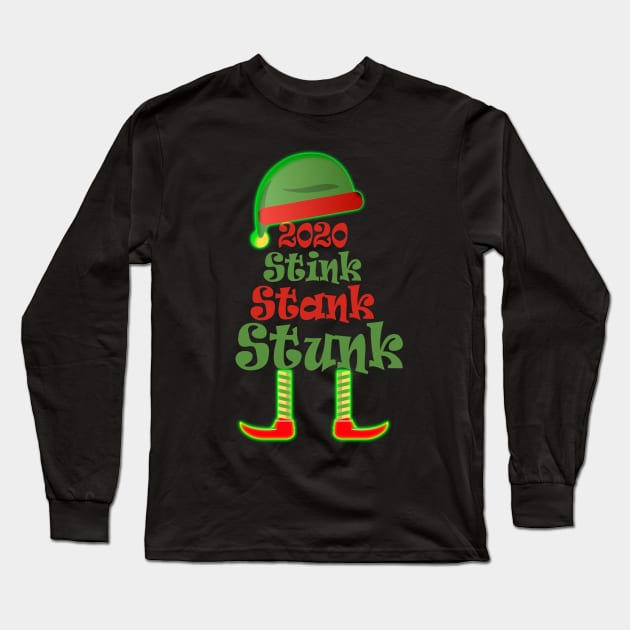 2020 Stink Stank Stunk funny meme Long Sleeve T-Shirt by ZenCloak